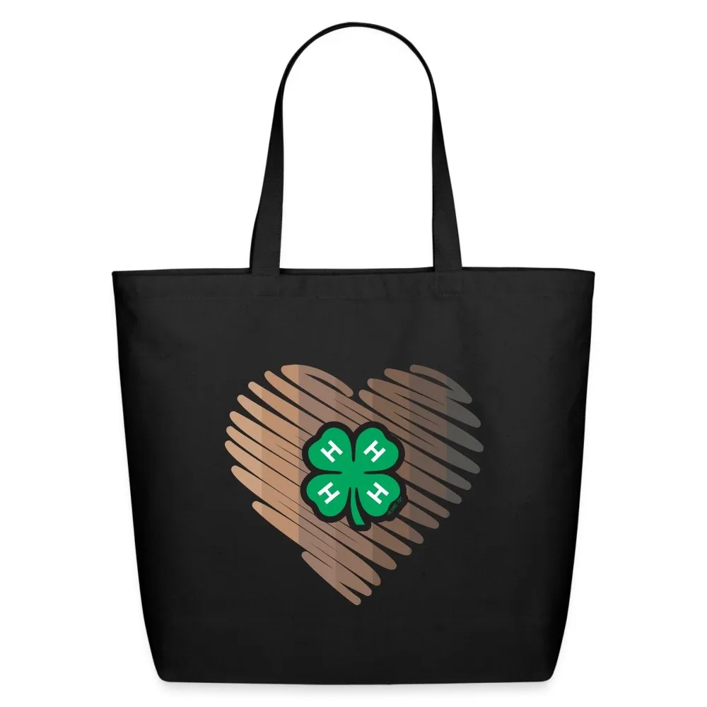 4-H Diversity Heart Eco-Friendly Cotton Tote
