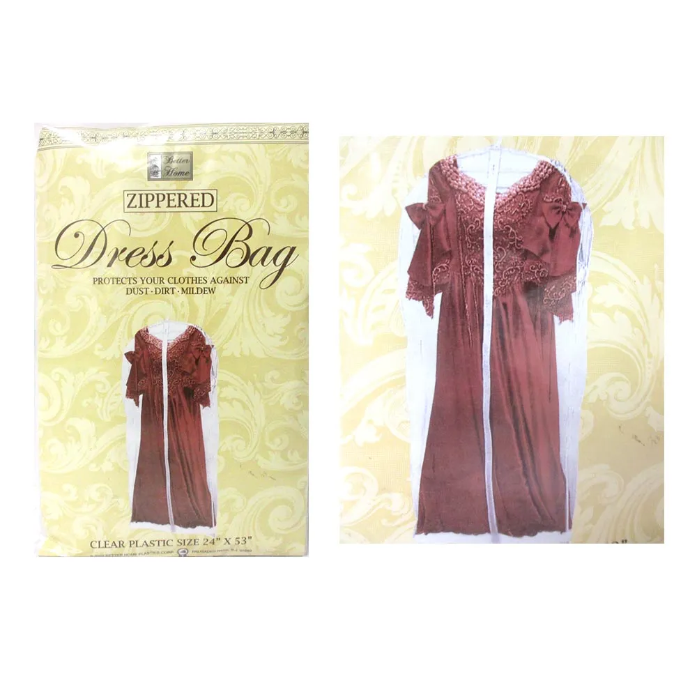 6 x Dress Garment Storage Bags 53" Protector Suit Cover Gown Storage Dust Travel