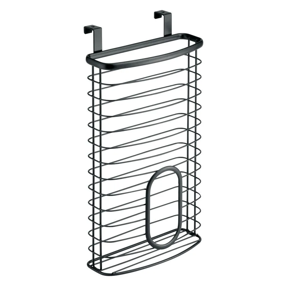 Axis Over The Cabinet Bag Holder Matte Black