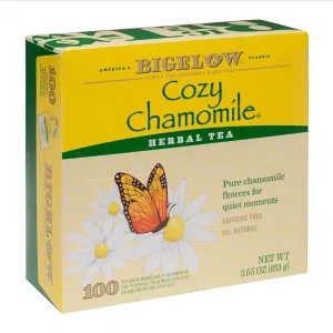 Bigelow Cozy Caffeine Free Chamomile Tea. 100 ct.