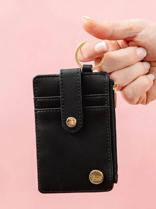 Black Keychain Wallet