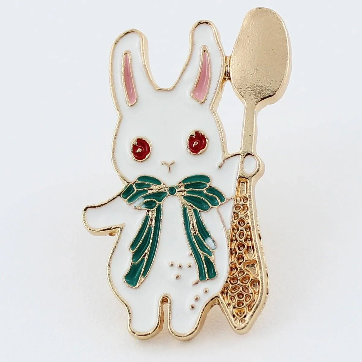 Bunny Enamel Pin Badge Lapel Kawaii Rabbit Pin for Backpacks Hats Jackets