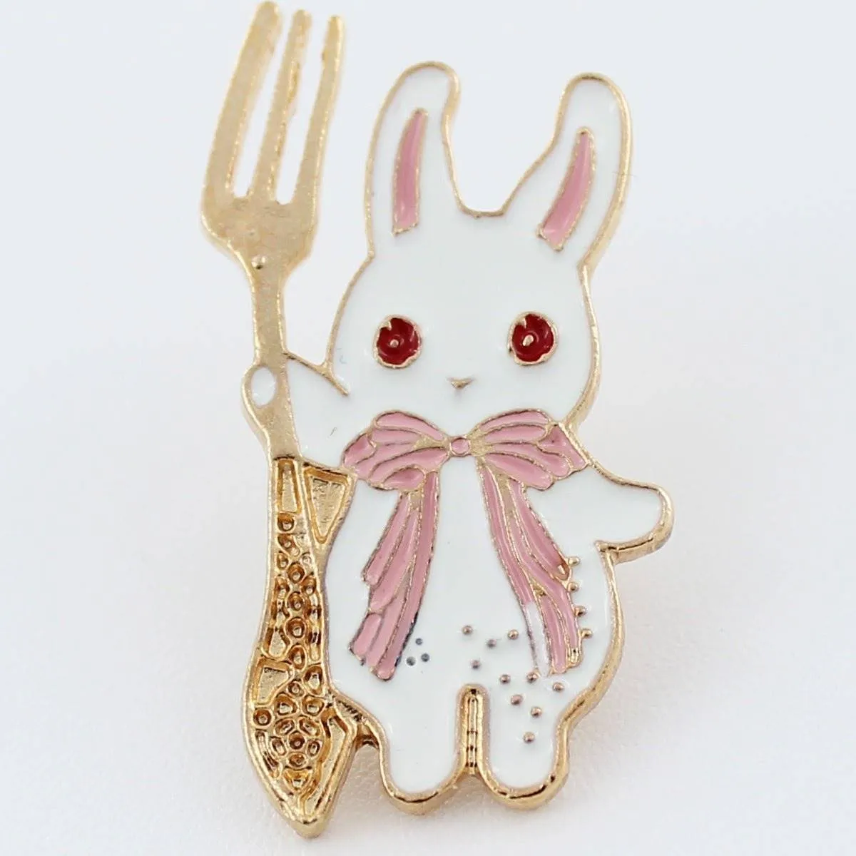 Bunny Enamel Pin Badge Lapel Kawaii Rabbit Pin for Backpacks Hats Jackets