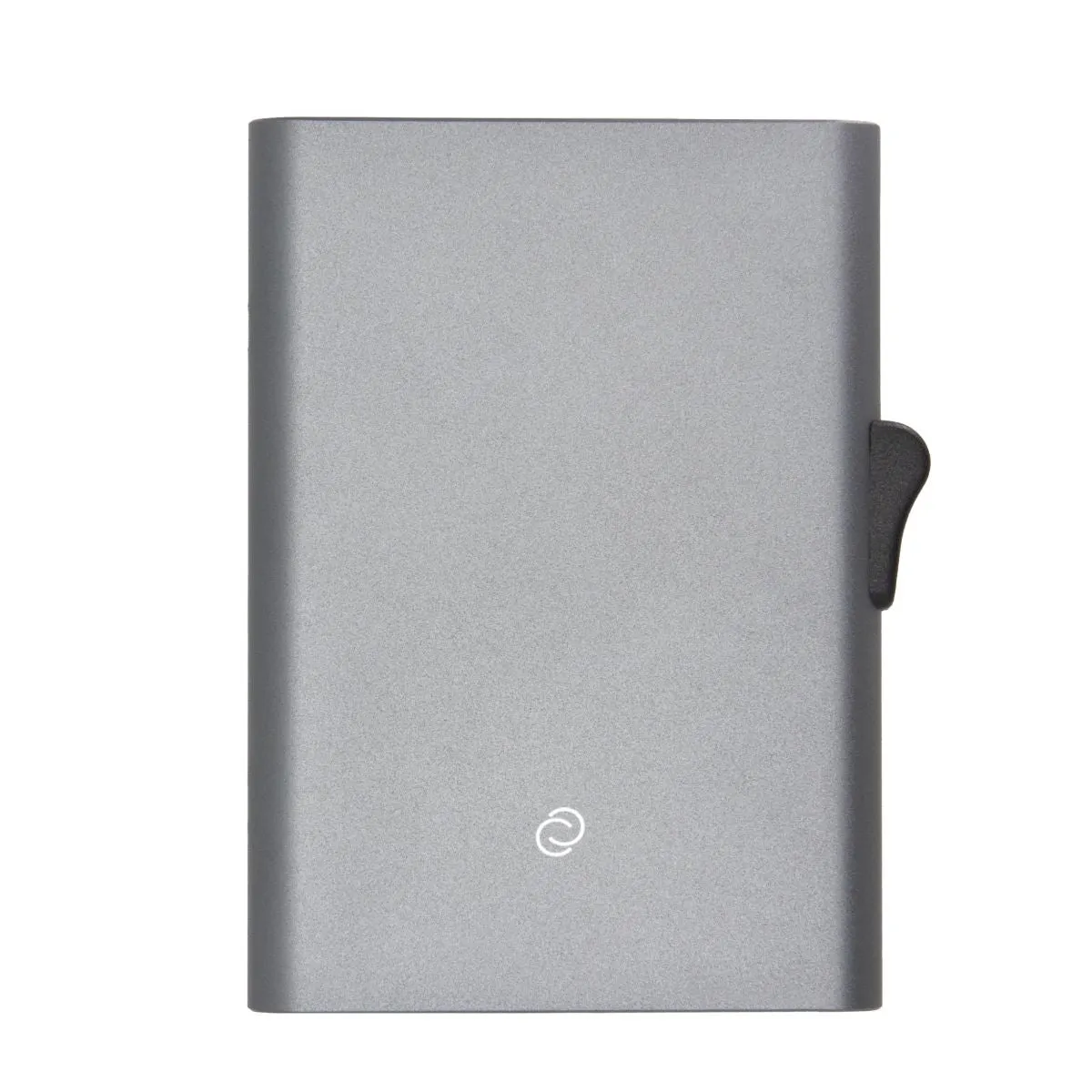 C-Secure Slim RFID XL Aluminum Card Holder - Grey