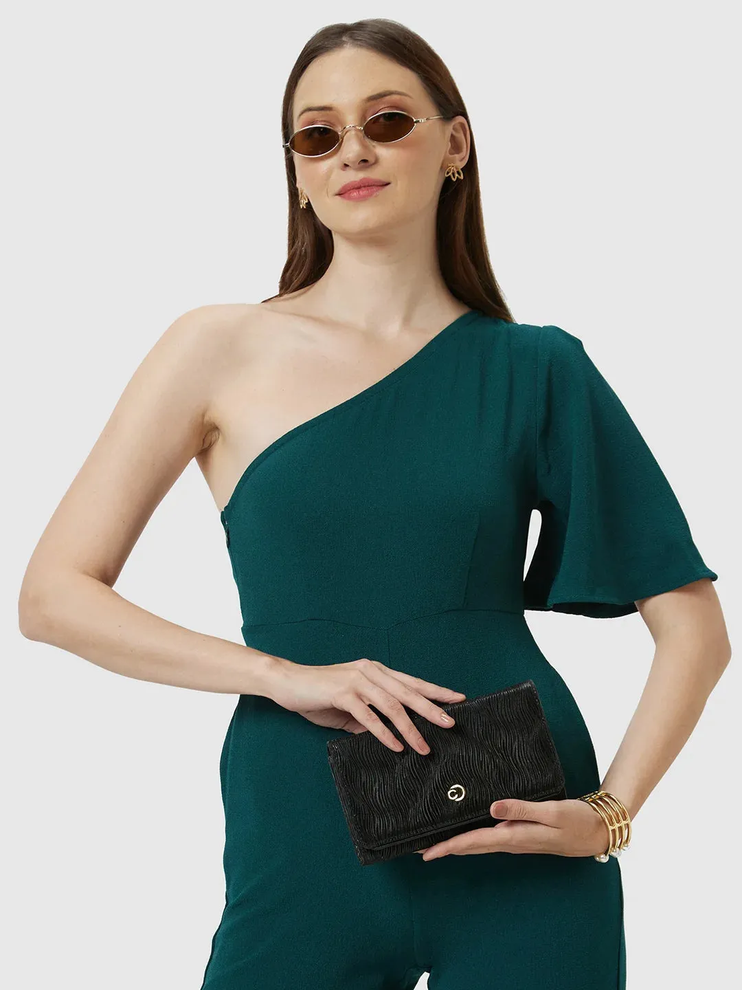 Caprese Eryka Clutch Medium Black