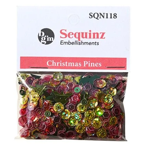 Christmas Pines Sequins