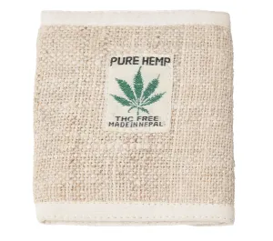 Eco-Friendly Card Holder, Unbleached Hemp Wallet, Convenient Cash Carrier