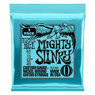 Ernie Ball Mighty Slinky 8.5-40 (3 Set Pack)