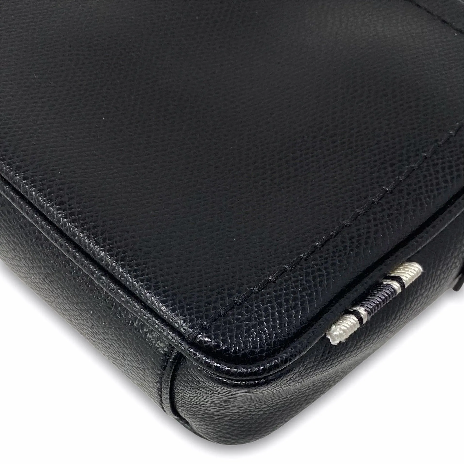 Ferragamo Black Toiletry Pouch