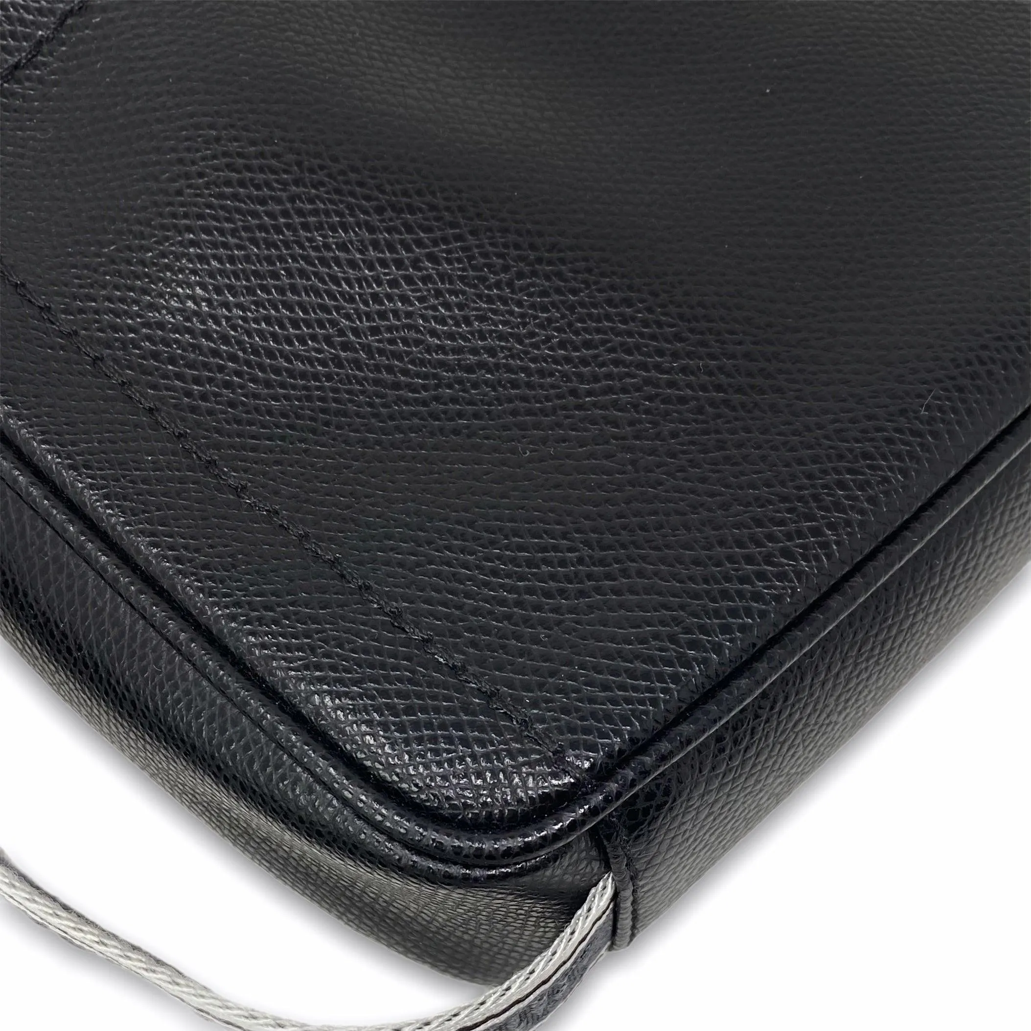 Ferragamo Black Toiletry Pouch