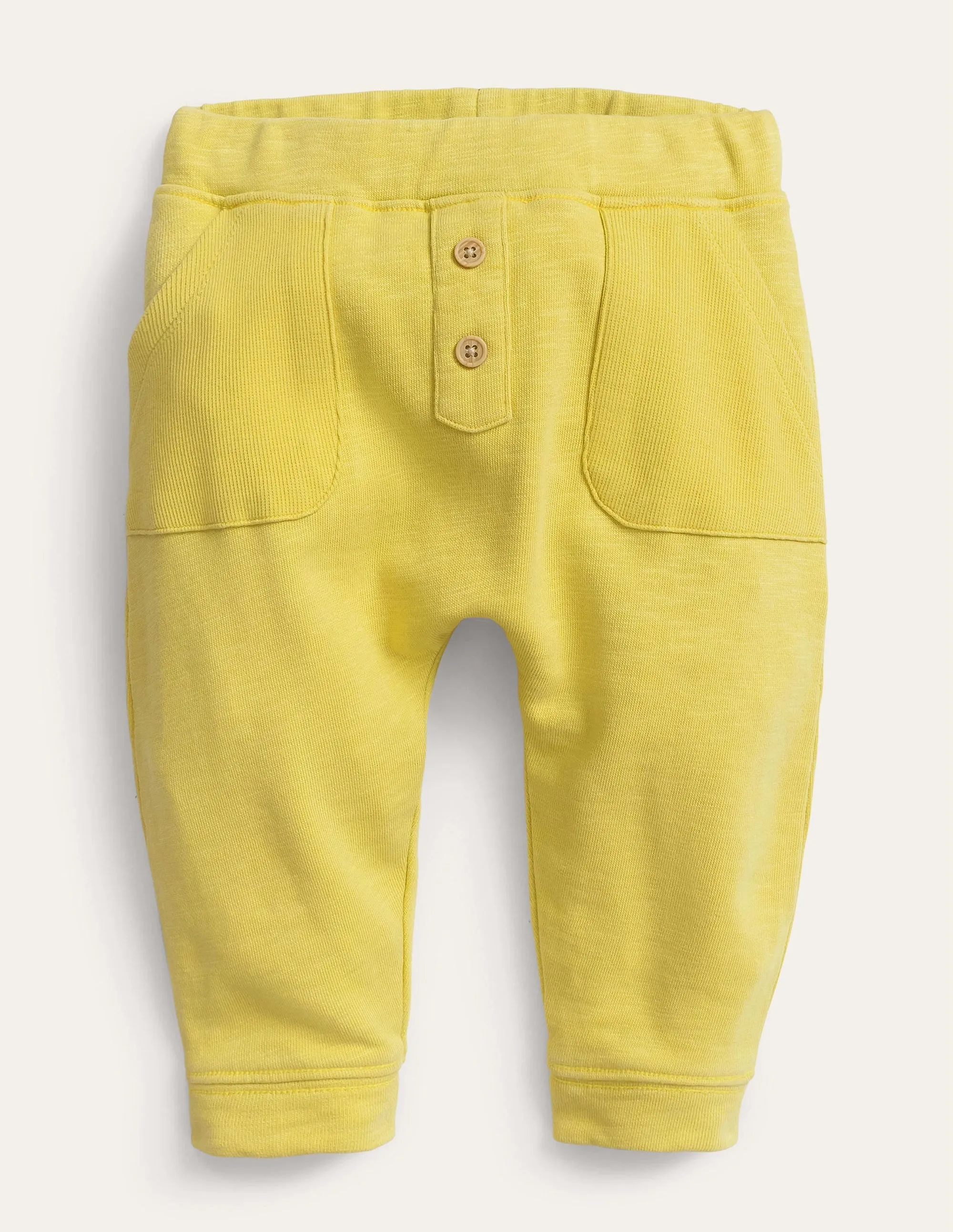 Garment Wash Bottoms-Buttercup Yellow