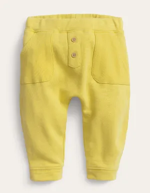 Garment Wash Bottoms-Buttercup Yellow