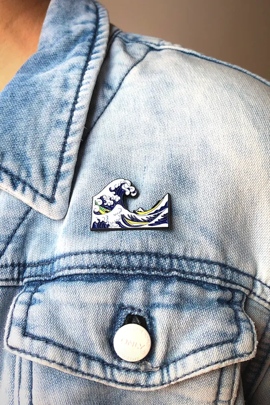Great Wave - Hokusai  Pin