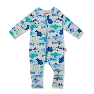 Halcyon Nights Fintastic Long Sleeve Zip Suit