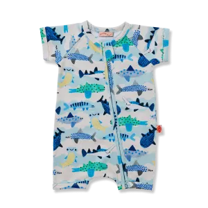 Halcyon Nights Fintastic Short Sleeve Zip Suit