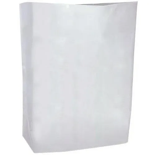HDPE Blend Colored Merchandise Shopping Bags - 8.5" x 11" - (White)