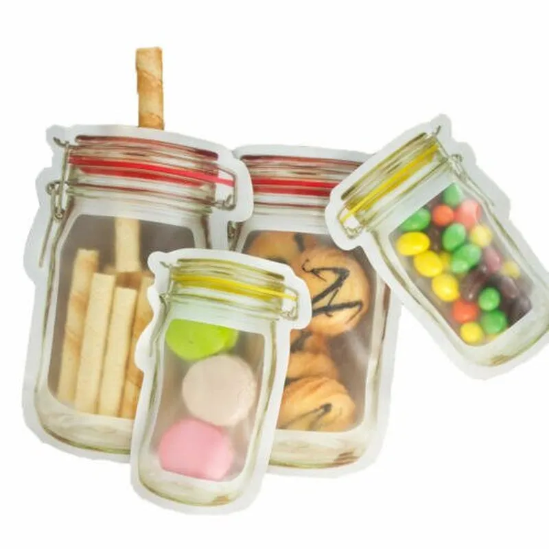 Home Storage Kitchen Fresh Self-Sealing Bag Reusable Silicone Food Freezer Storage Versatile Container Kitchen Storage