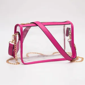 iLLASPARKZ Clear Rectangle Crossbody Bag