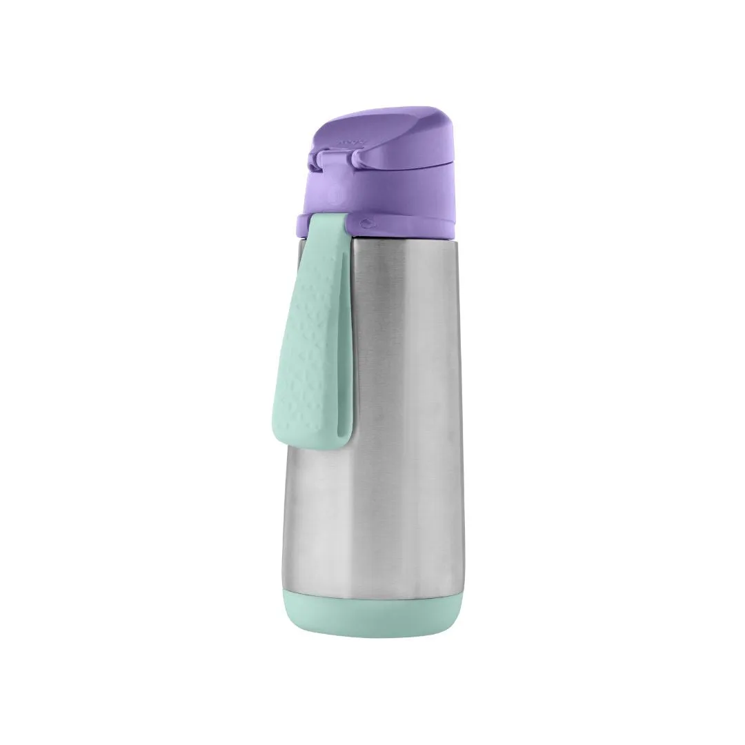 Insulated Sport Spout Drink Water Bottle 500ml Purple