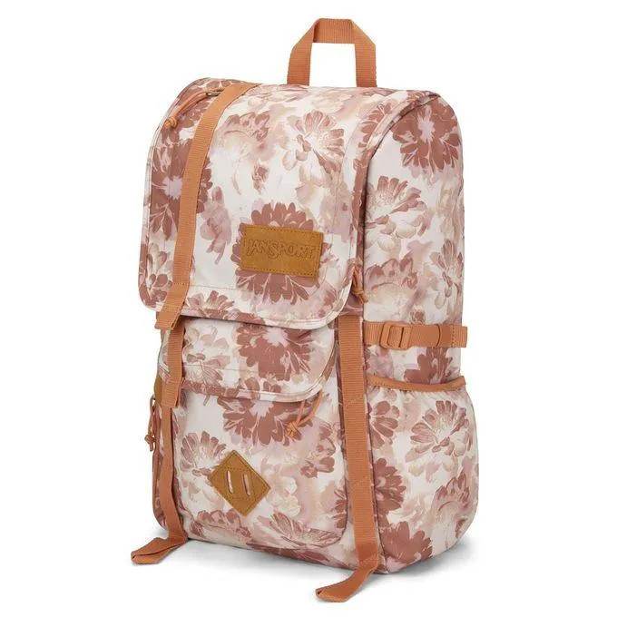JANSPORT PEACH FLORAL BACKPACK FOR GIRLS