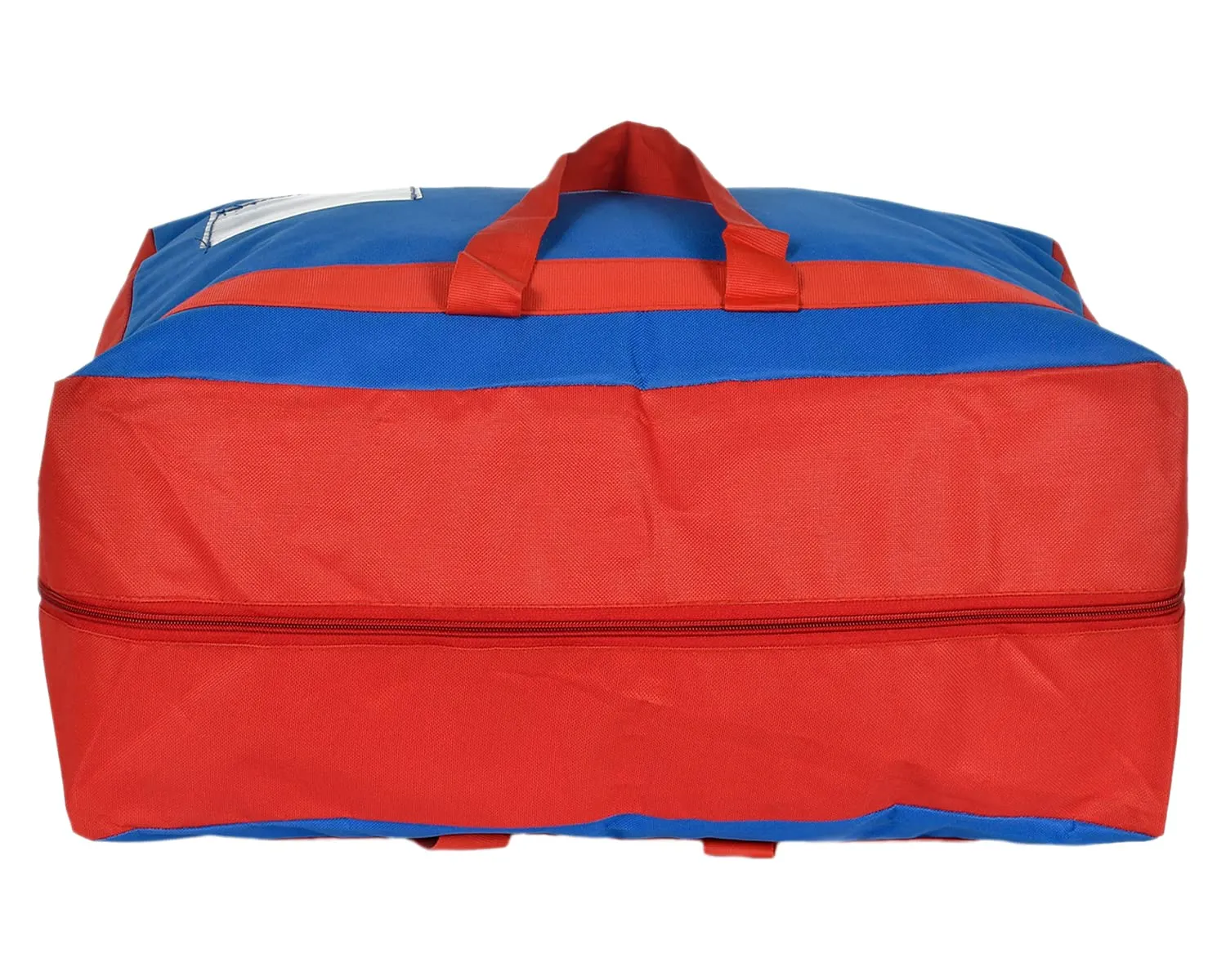 Kuber Industries Rexine Foldable Travel Duffle Bag, Storage Bag, Wardrobe organizer For Traveling Pack of 2 (Blue) 54KM4219