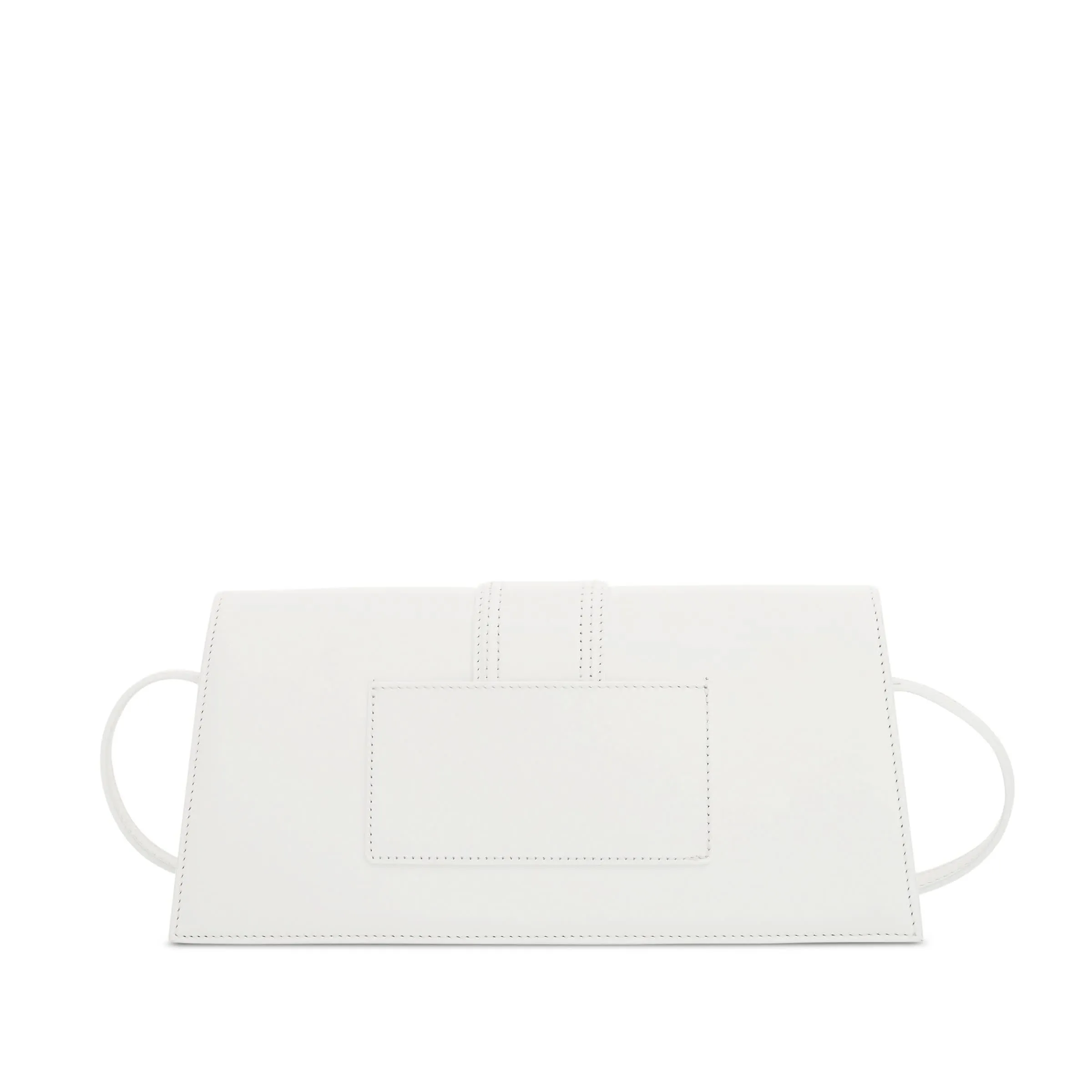 Le Bambino Long Leather Bag in White
