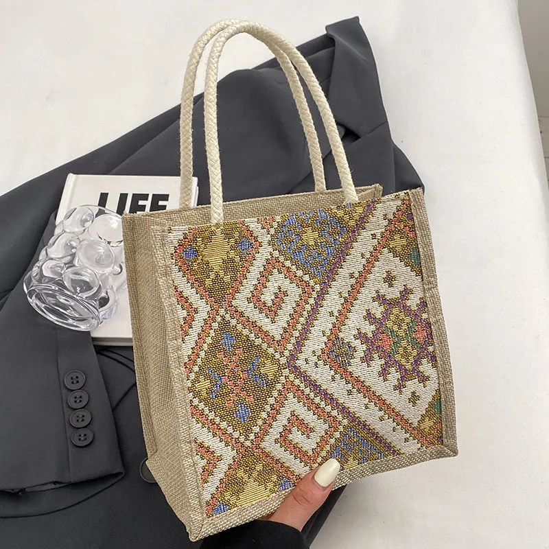Linen Lunchbox Bag