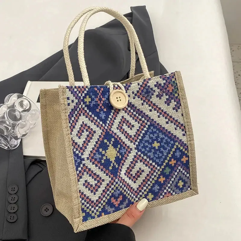 Linen Lunchbox Bag