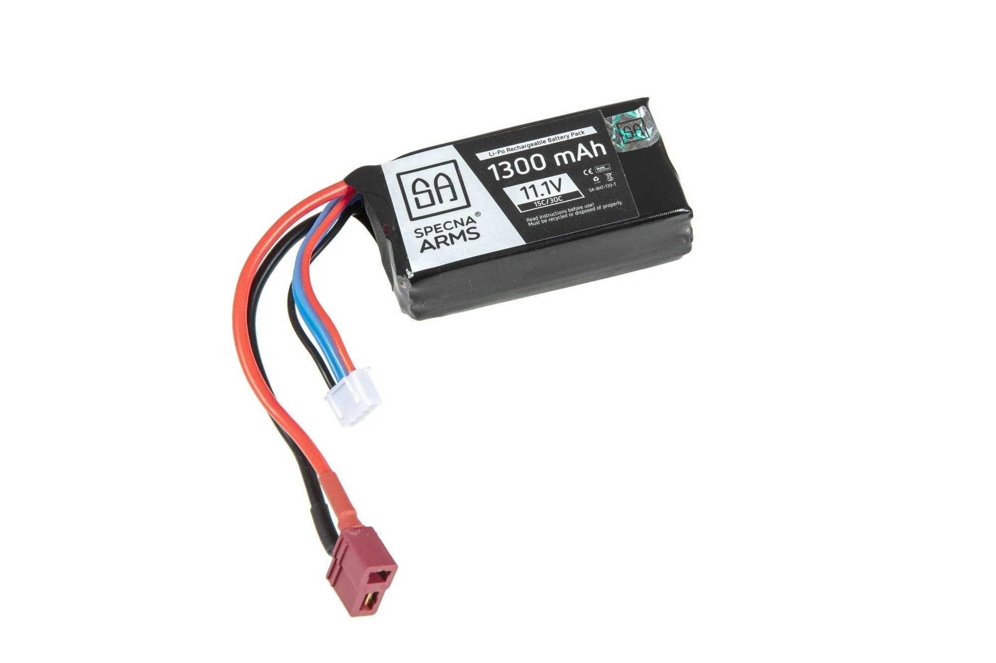 LiPo 11,1V 1300mAh 15 / 30C Battery - T-Connect (Deans)