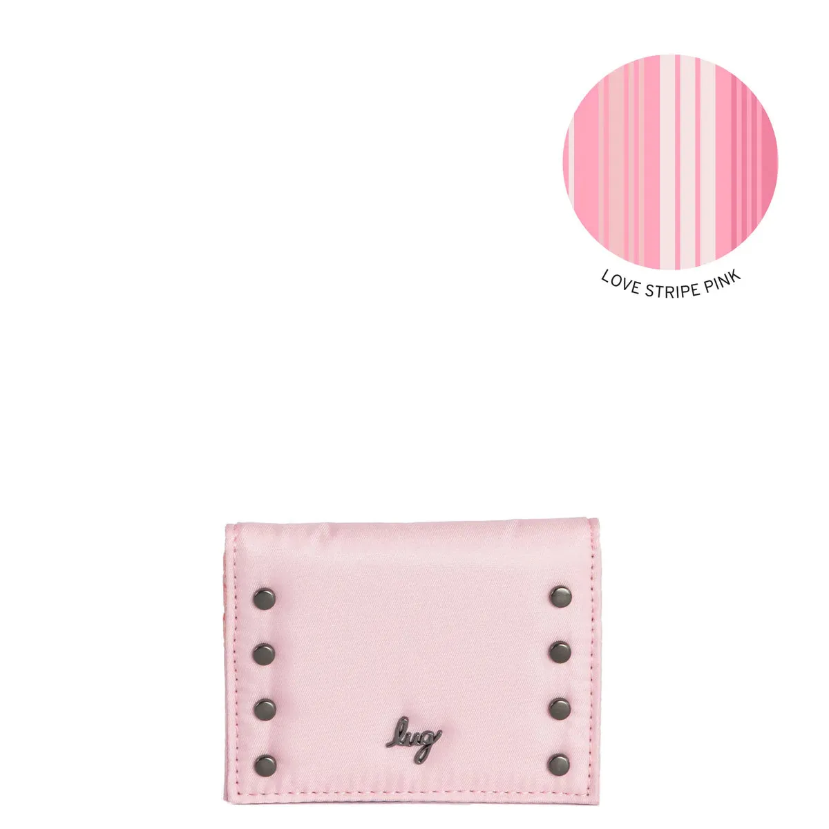 LUG Walkover RFID Wallet in Bubble Pink