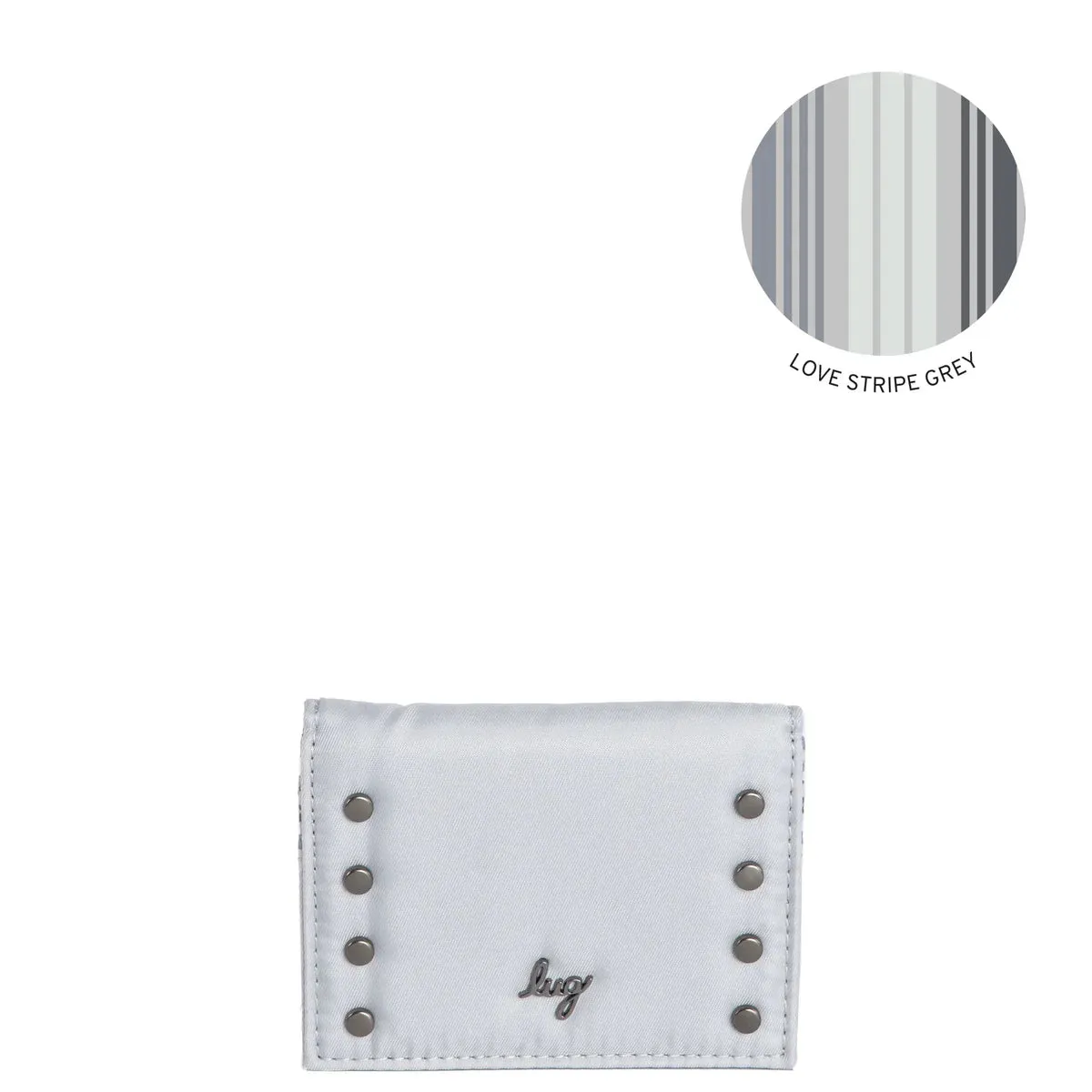 LUG Walkover RFID Wallet in Cloud Grey