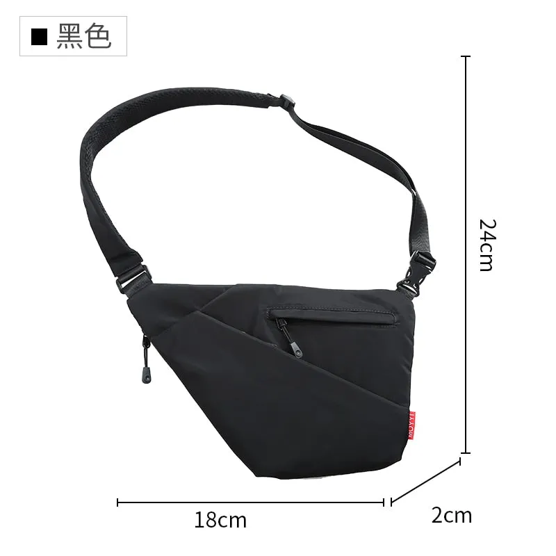 Male Anti-theft Bagpack Men Sling One Shoulder Bag Boy Waterproof Travel Small Chest Bag Slim Mini Crossbody Bag Casual Daypacks