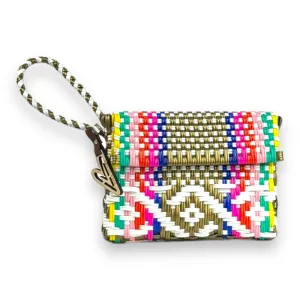 Maria Victoria | Spark CA | Upcycled, Handwoven, Wristlet