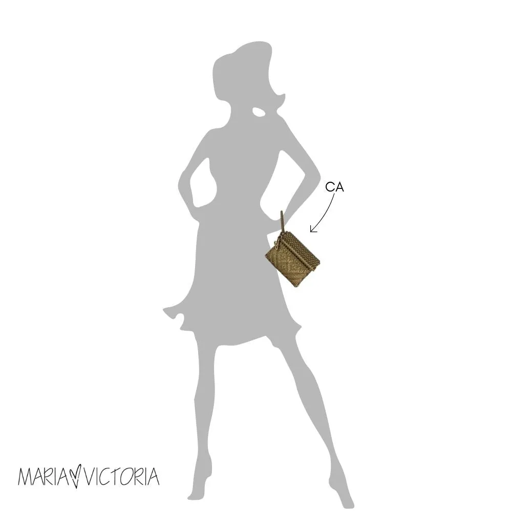 Maria Victoria | Spark CA | Upcycled, Handwoven, Wristlet