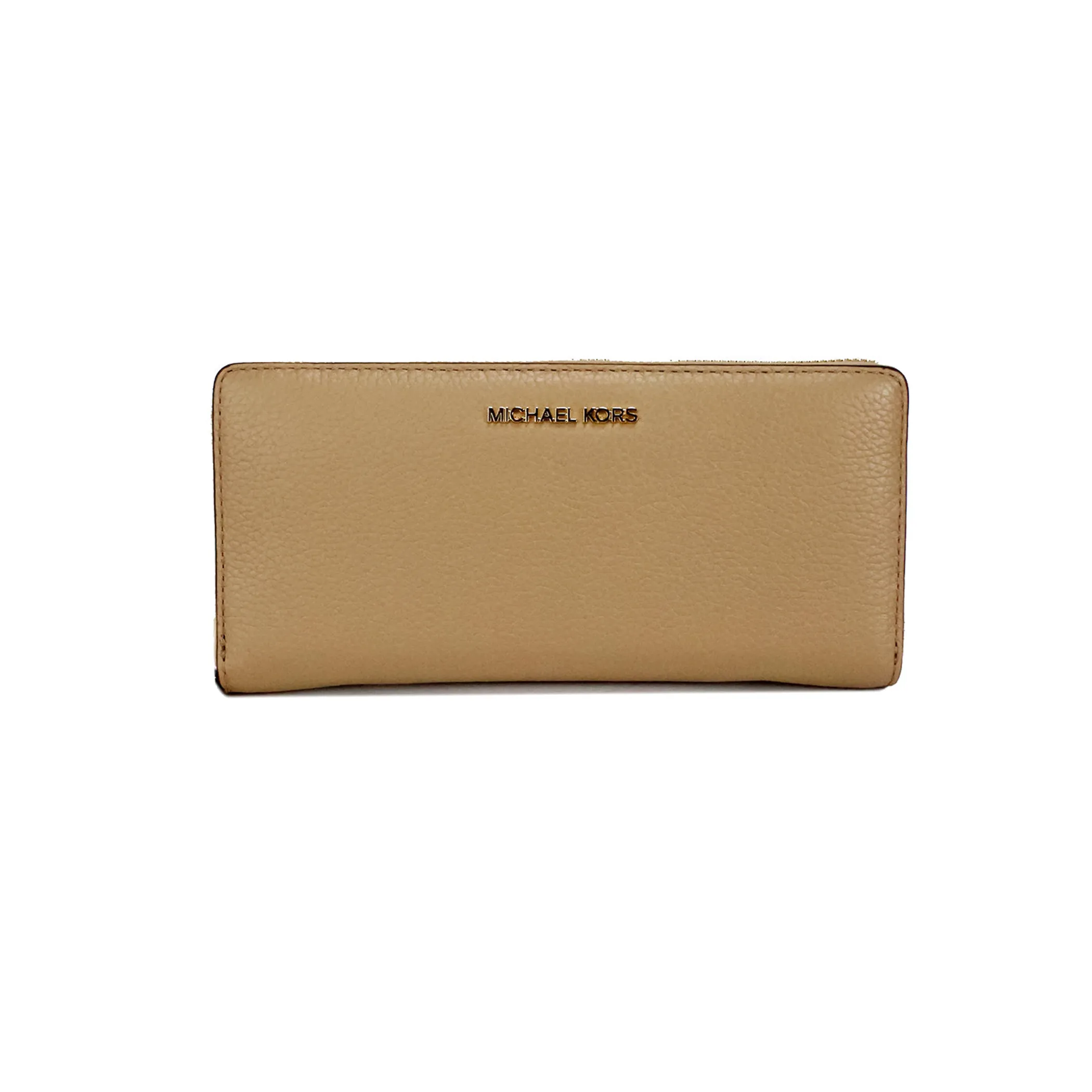 Michael Kors Jet Set Travel Large Camel Continental Wallet