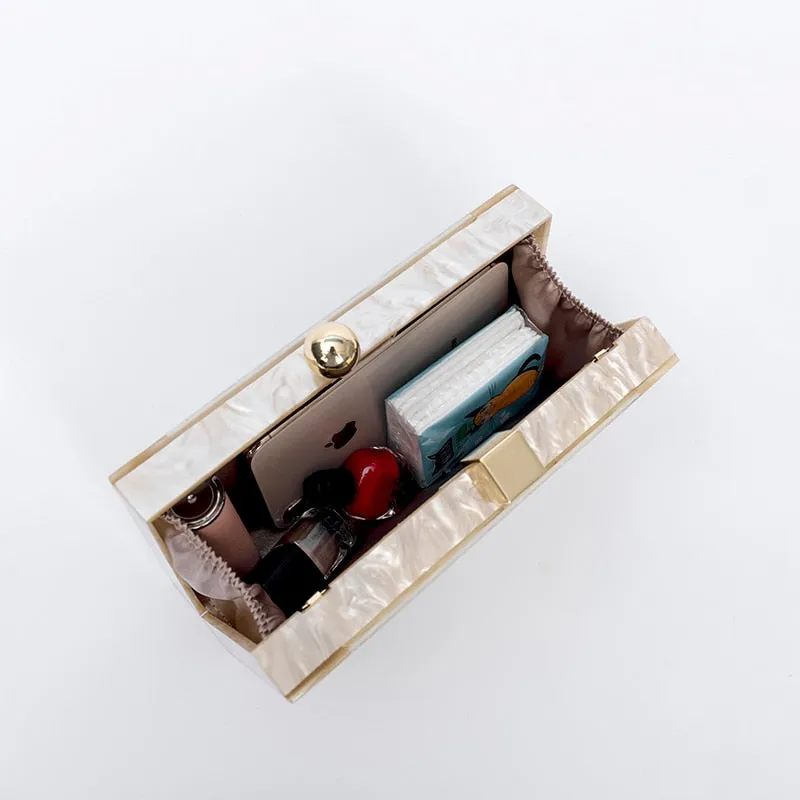 Mother of pearl clutch