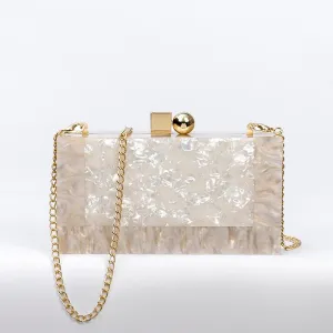 Mother of pearl clutch