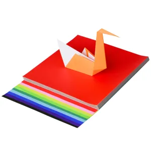 Origami Value Pack - 100 sheets, 10 assorted colors, 7" square (OS801)