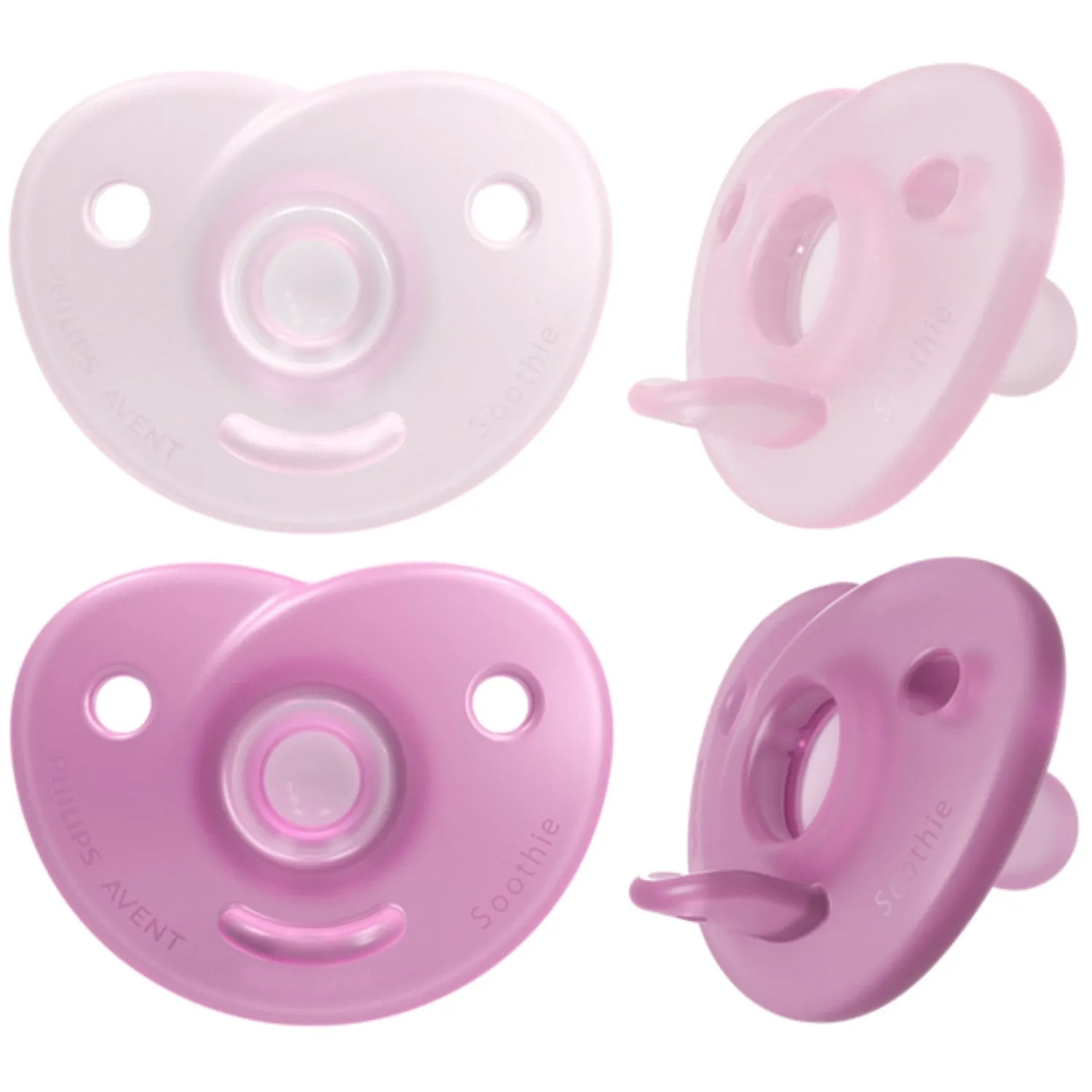 Philips Avent pacifiers pink