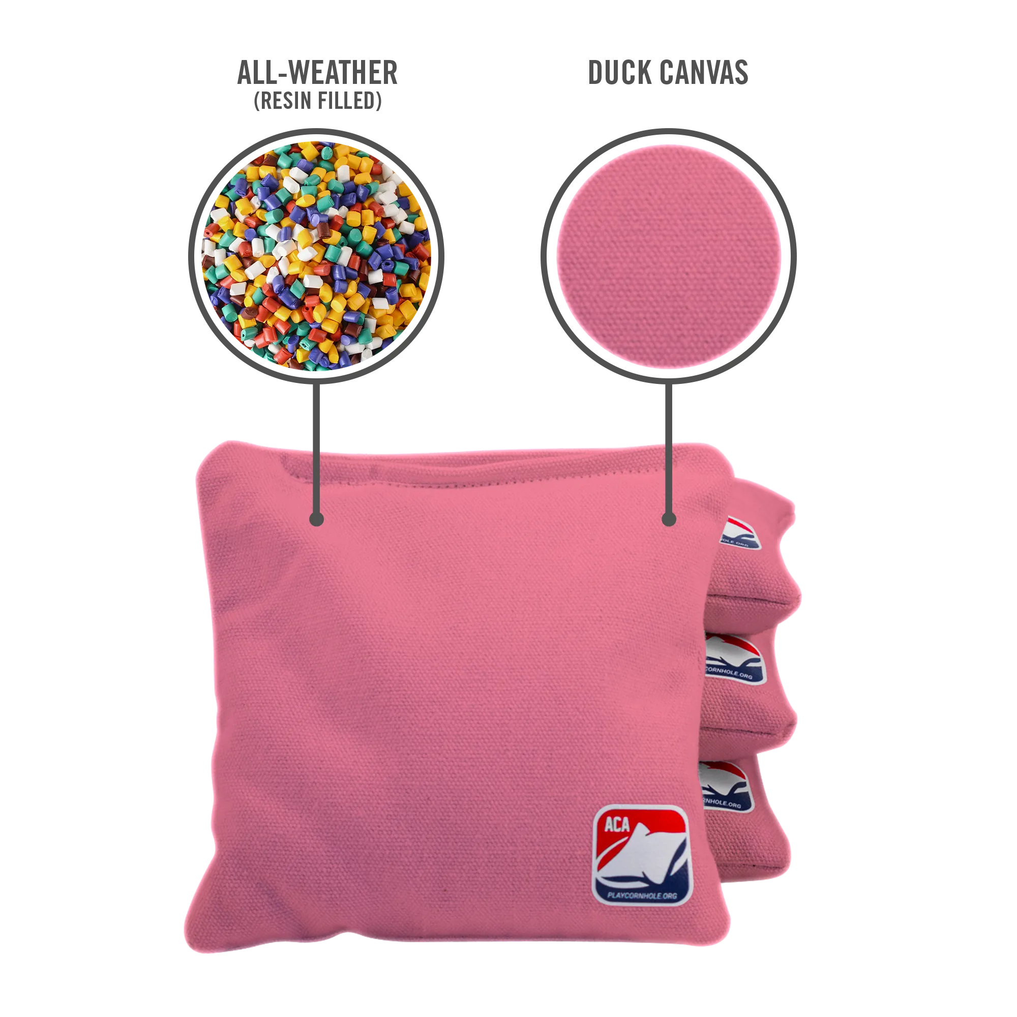 Pink Daily 66x Cornhole Bags