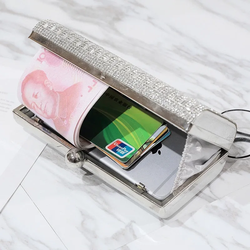 Rhinestone Blinger clutch