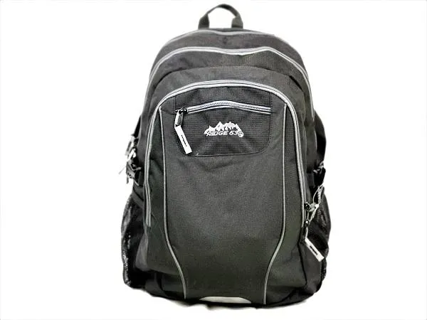 Ridge 53 - Pearse Backpack - Black and Grey