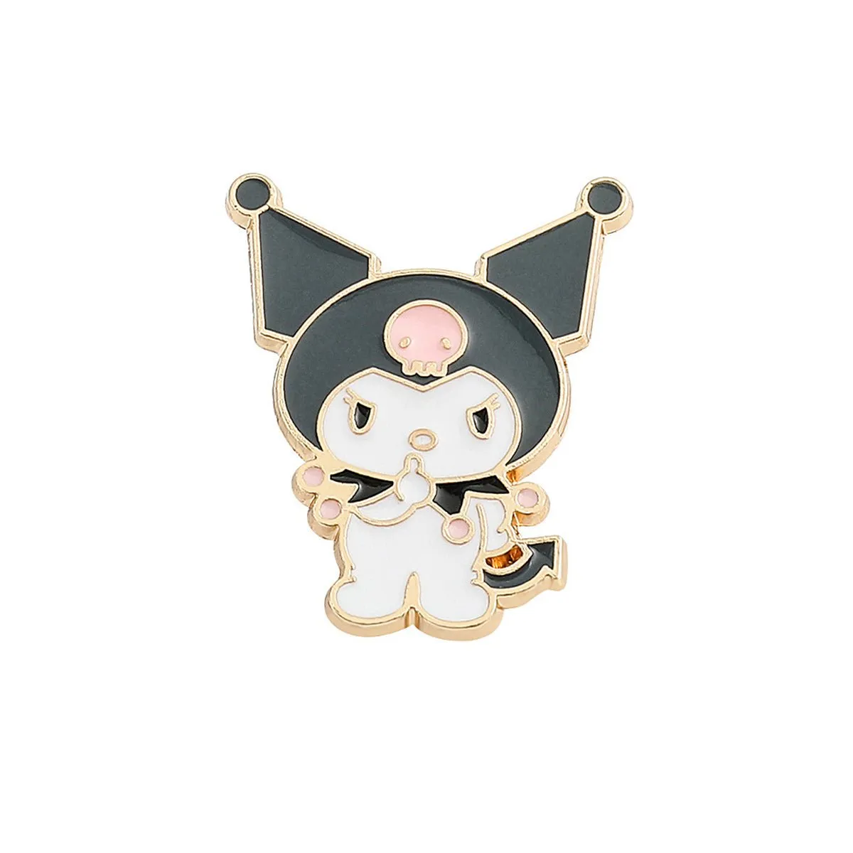 Sanrio Characters Enamel Pins - Hello Kitty, My Melody, Cinnamoroll, Kuromi
