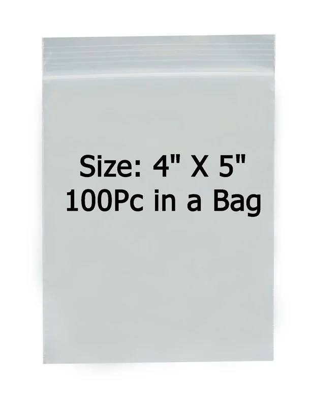 Self Locking Bag - 4" x 5"