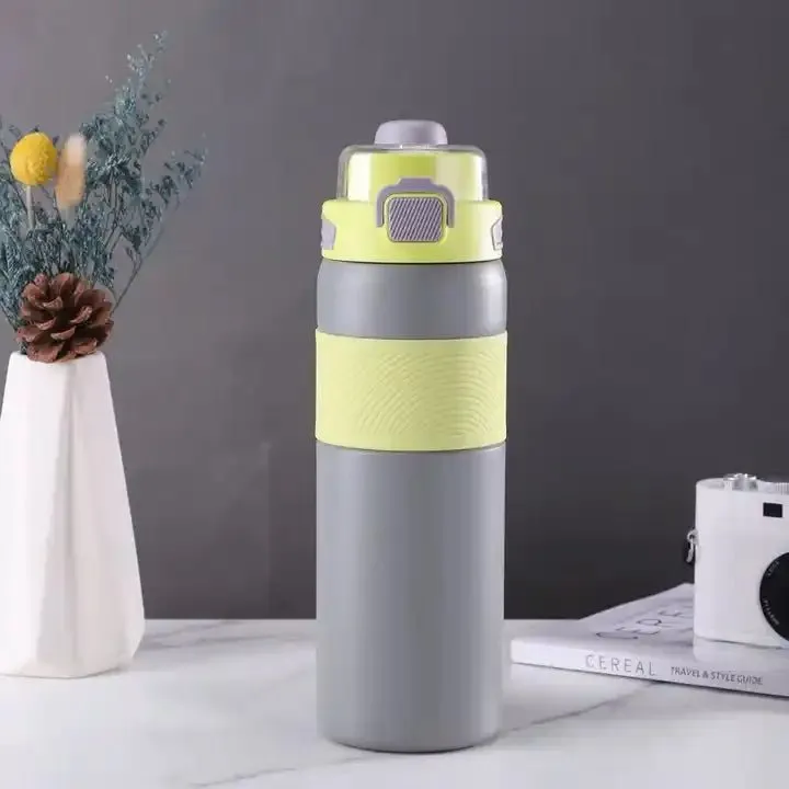 Sparkling Stainless Steel Vacuum Water Bottle - Stylish & Leakproof Design