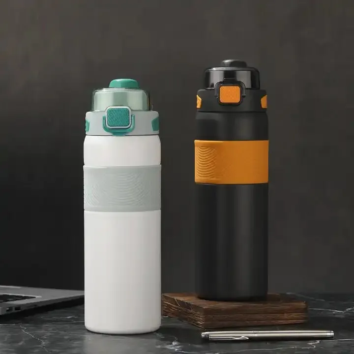 Sparkling Stainless Steel Vacuum Water Bottle - Stylish & Leakproof Design