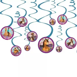 Spirit Riding Free Hanging Swirl Decorations