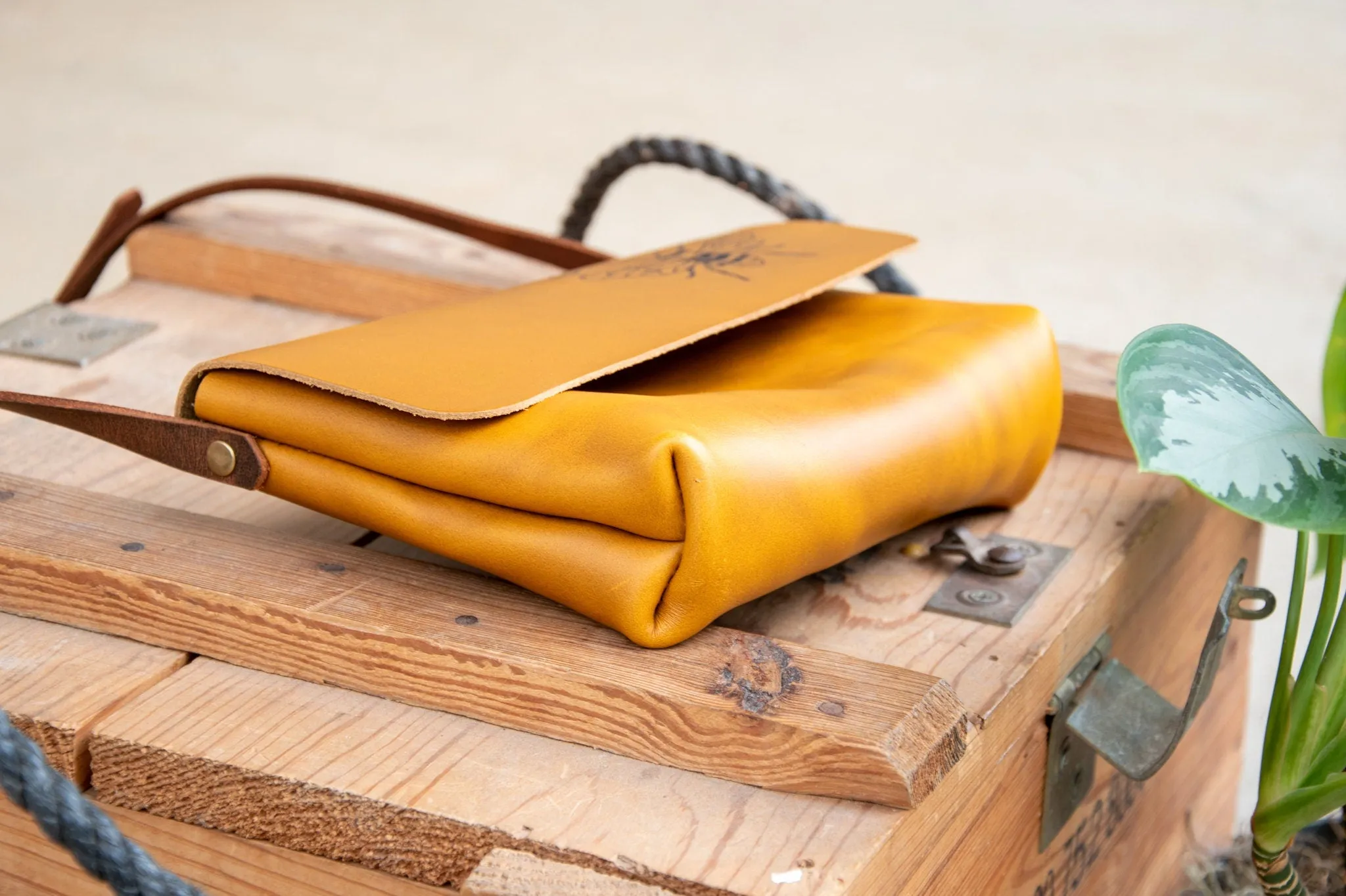 The Original Mini Satchel | Small Crossbody Bag | Made in USA | Lasered Bag with Image