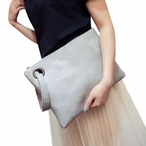 womens clutch bag leather envelope evening bag female Clutches Women's Messenger Bags bolsa feminina para mujer#YL4L