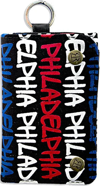 WWPH01 Robin Ruth Wallet Philadelphia Black Patriotic